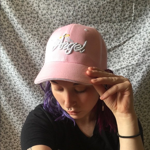 **SOLD**Angel Face Baseball Hat - Picture 6 of 6